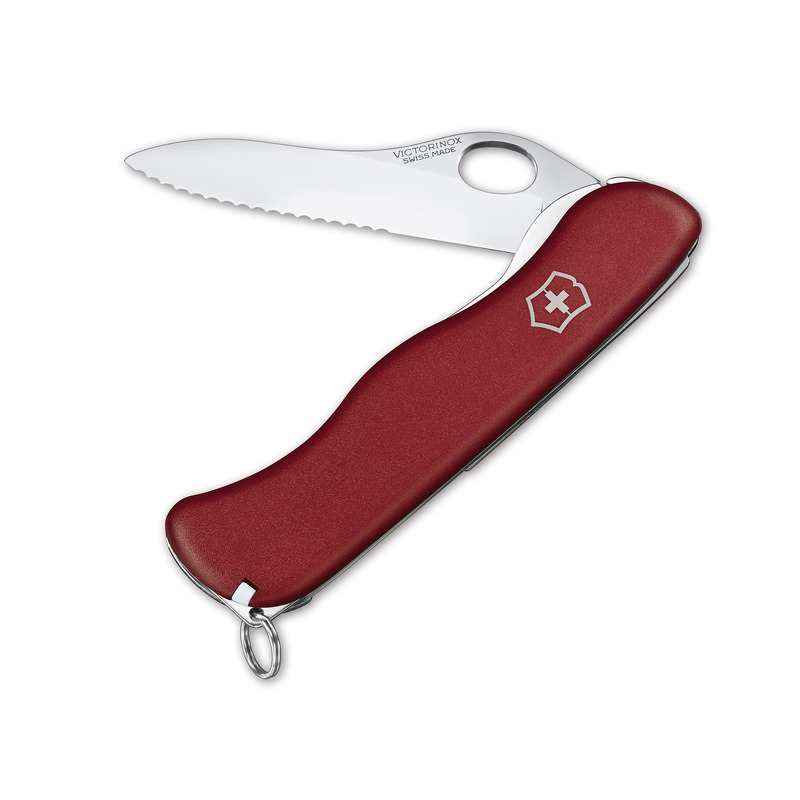 Navaja Sentinel One Hand Clip, 5 usos, Rojo