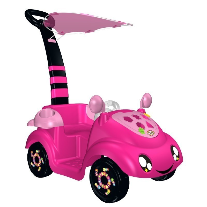 Carrito Para Bebes Con Sujetador Color Rosa