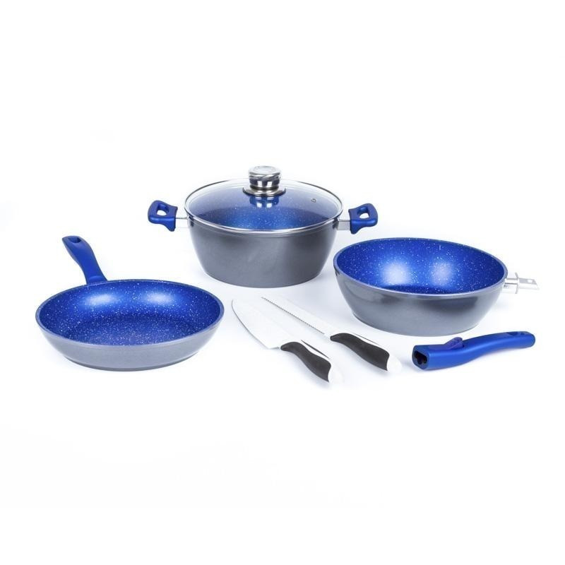 Flavor Stone Master Set Azul 2 Cuchillos - Azul