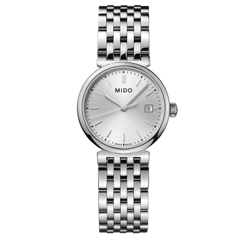 Reloj Mido Dorada Para Dama - Caratula Plateada