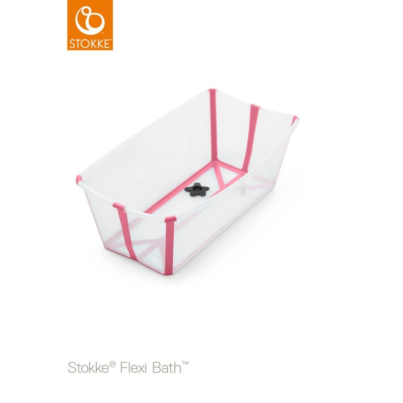 Bañera Stokke® Flexi Bath® - Rosa Transparente