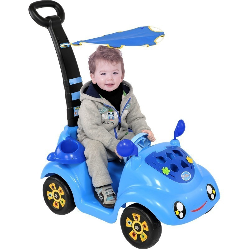 Carrito Para Bebes Con Sujetador Color Azul