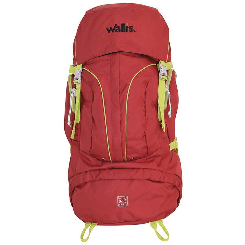 Mochila para montaña 60L - Zongla - Rojo