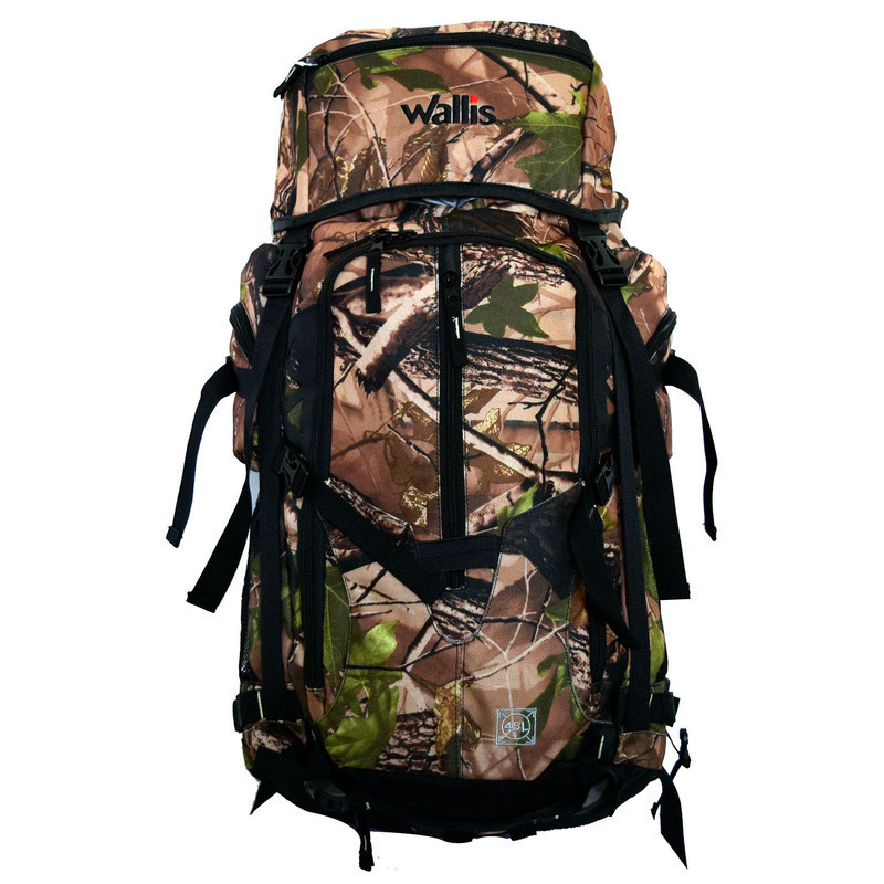 Mochila para media montaña 45L - Camu - Camuflaje