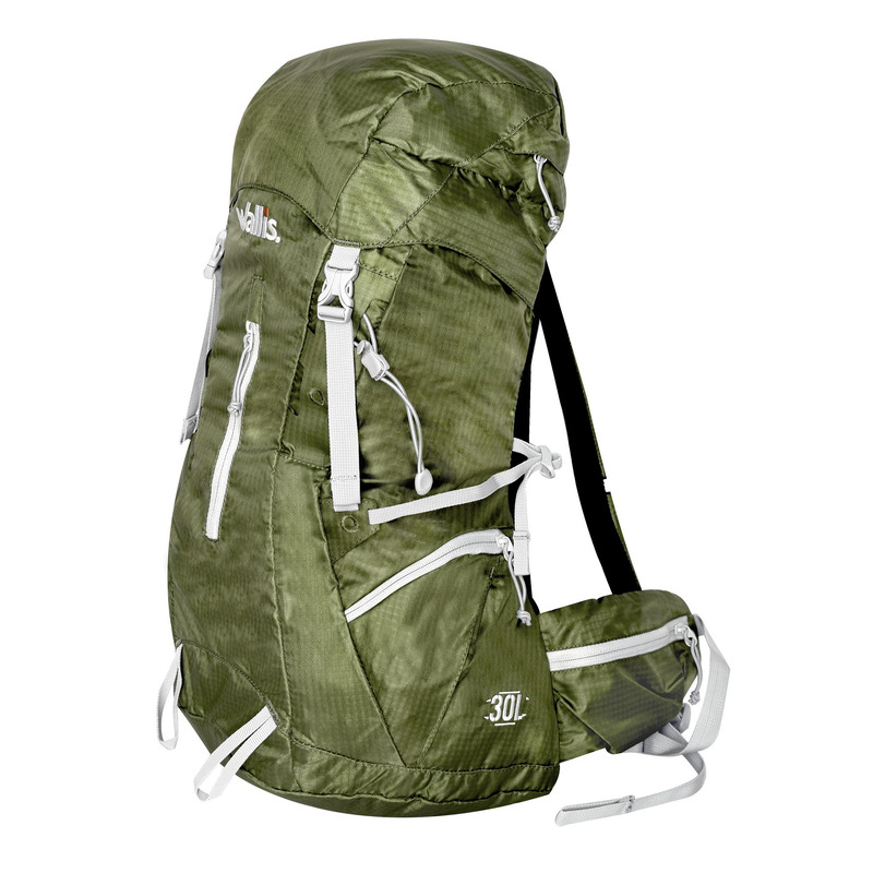 Mochila 30L - Pisang - Verde militar con gris