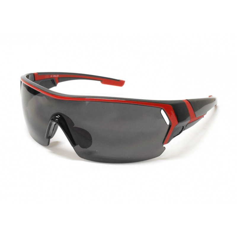 Lentes con protección solar UV 400 - Negro/rojo