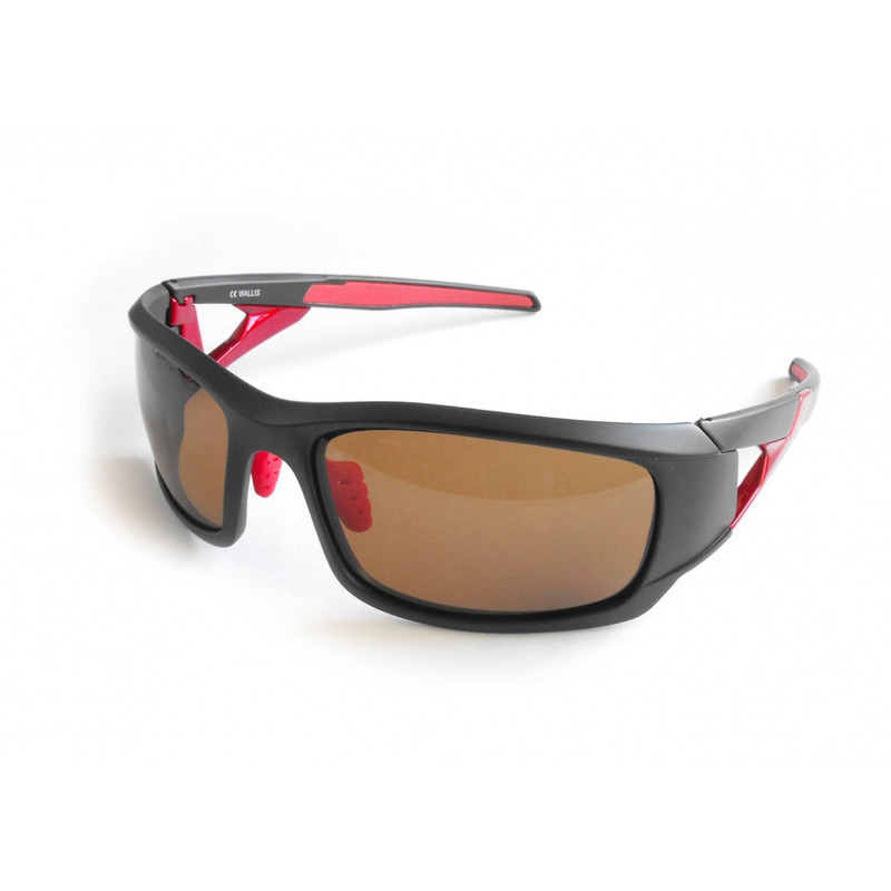 Lentes con protección solar UV 400 - Negro/rojo