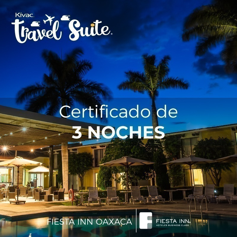 Hospedaje de 3 noches en  Fiesta Inn Oaxaca