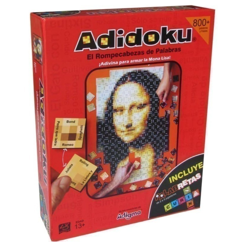 Adidoku Mona Lisa - rompecabezas de palabras