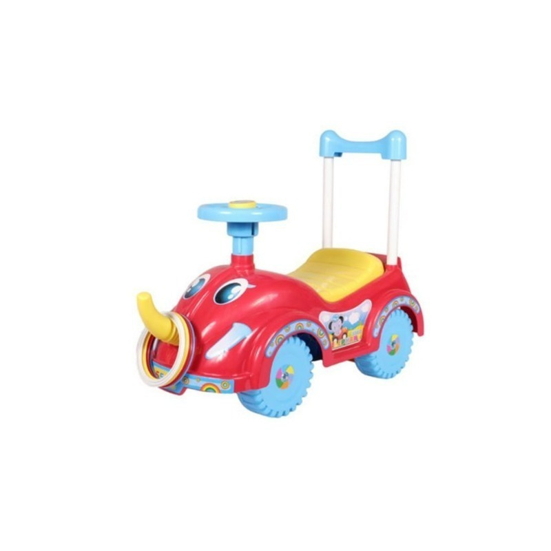 Carro montable elefante rojo