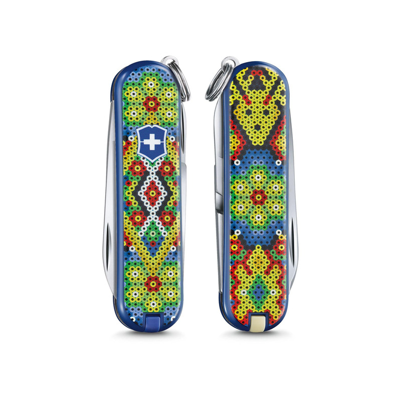 Navaja Classic SD Huichol, 7 usos, Azul