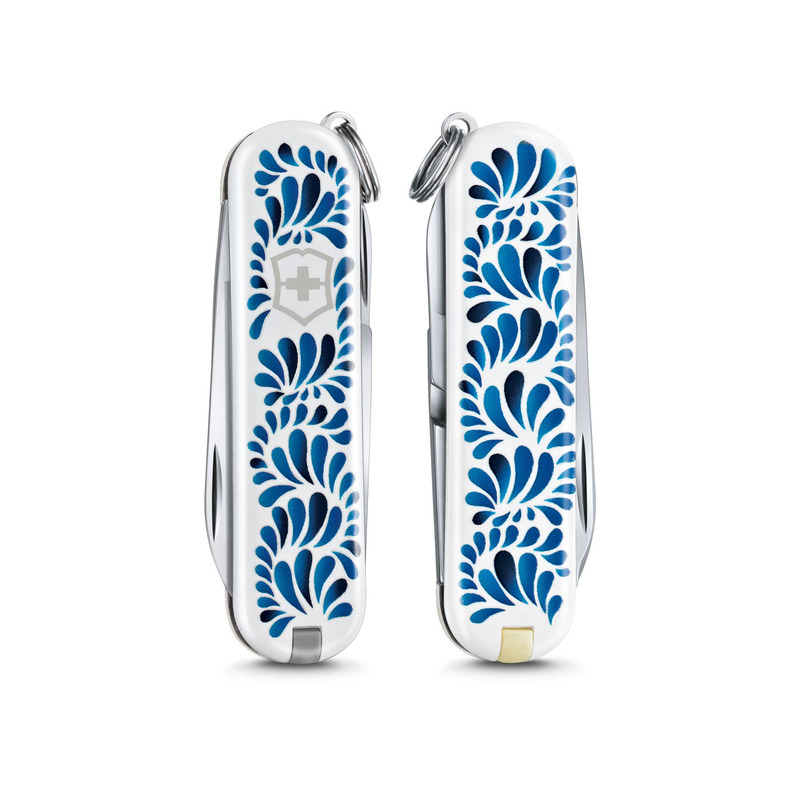 Navaja Classic SD Talavera, 7 usos, Blanco