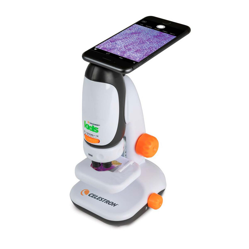 Microscopio Kids con adaptador de celular Blanco