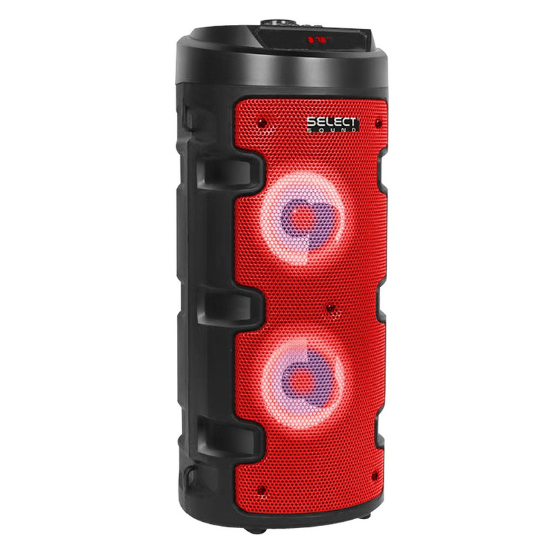 Bafle 2×6″ Power Tower Con Tws, Bluetooth, rojo