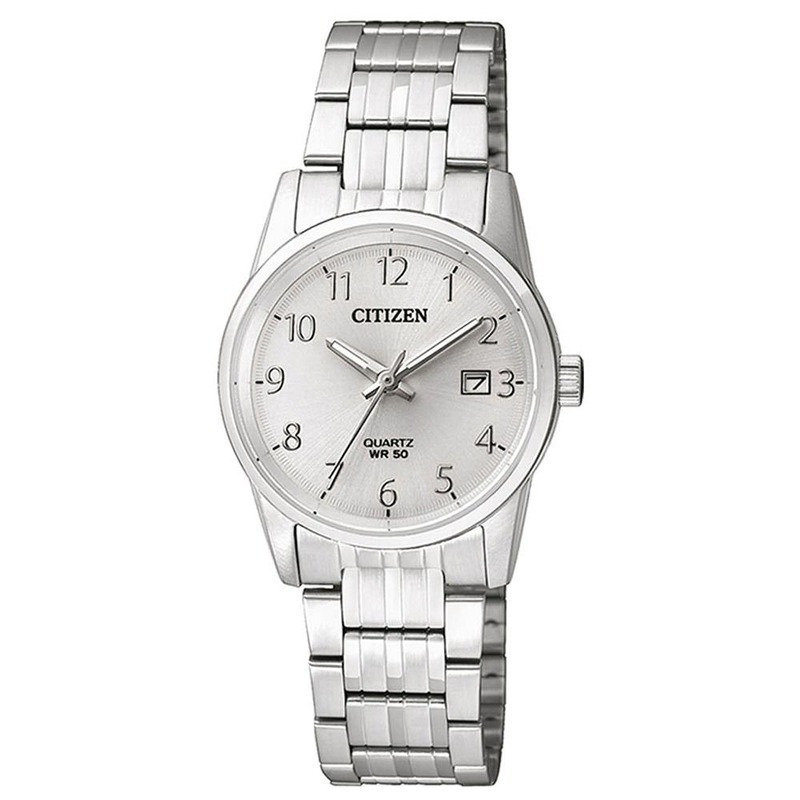 Reloj Citizen Men's and Ladie's para dama, caratula blanca