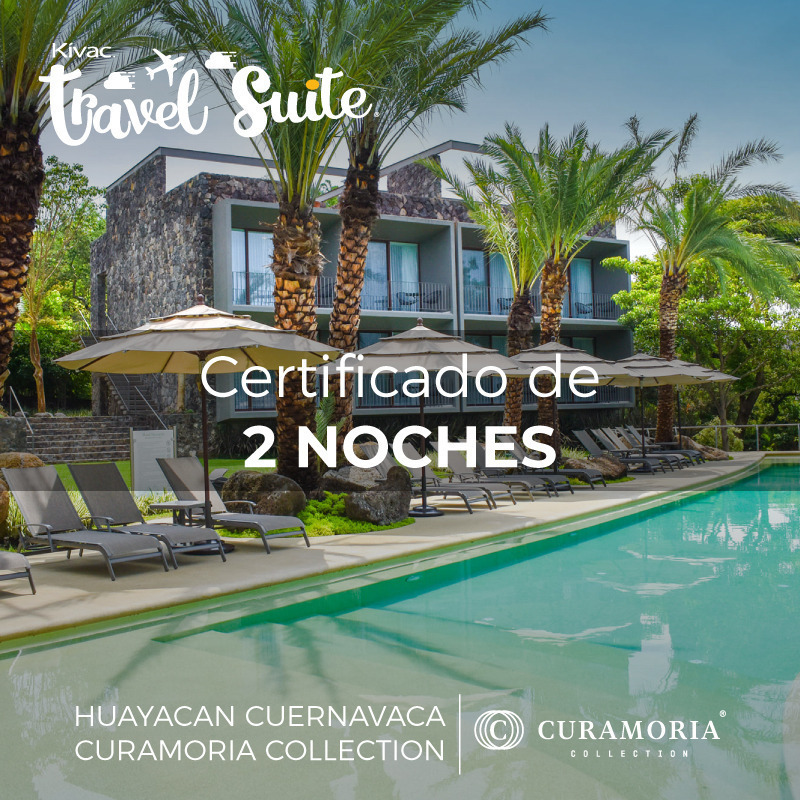 Hospedaje de 2 noches en Huayacán Cuernavaca Curamoria Collection