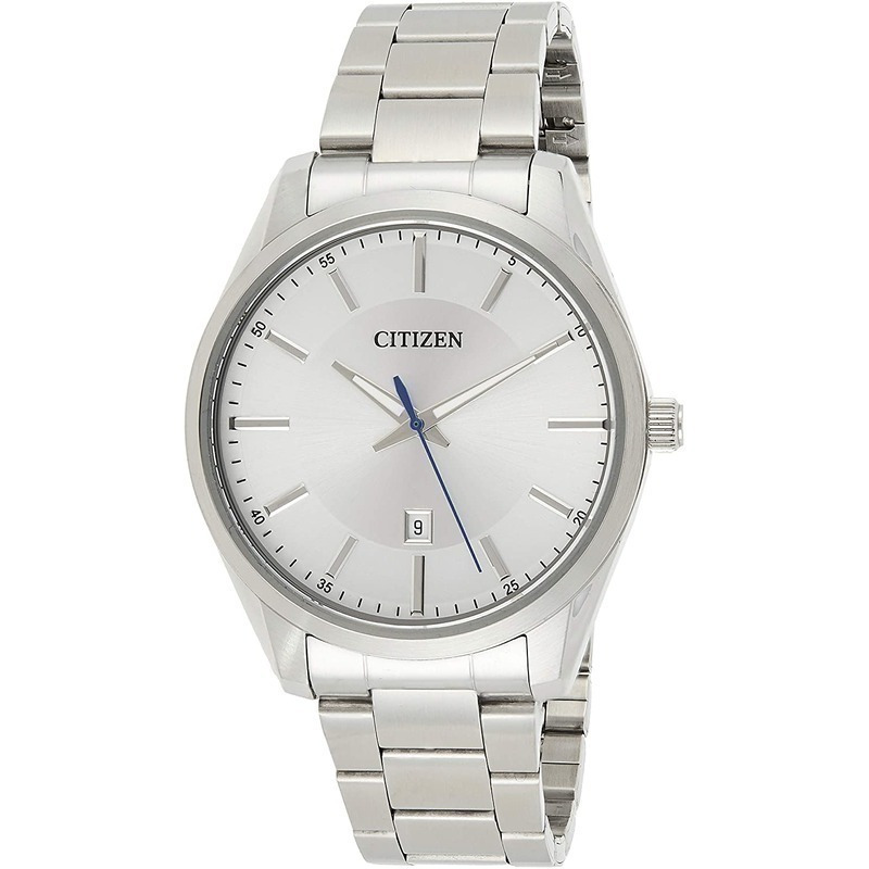 Reloj Citizen plata para caballero, caratula plata