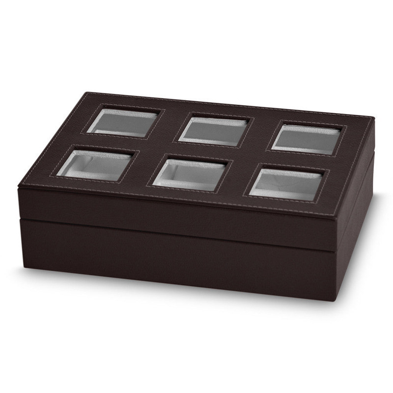 Caja 6 relojes moka