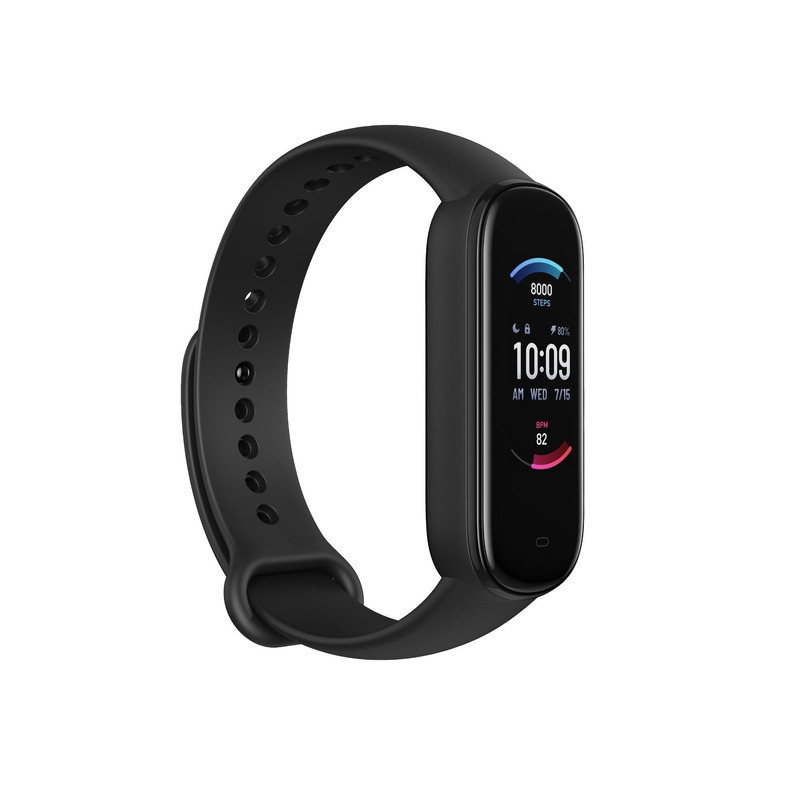 Smartwatch Amazfit Amoled GTS 4 Mini 1.65 caja de aleación de aluminio y  plástico midnight black, malla midnight black de silicona silicona y bisel  negro