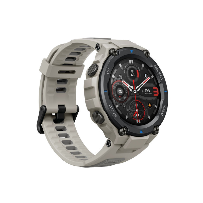 Correa Pioneer para Amazfit T-Rex Pro Negro y Azul Claro