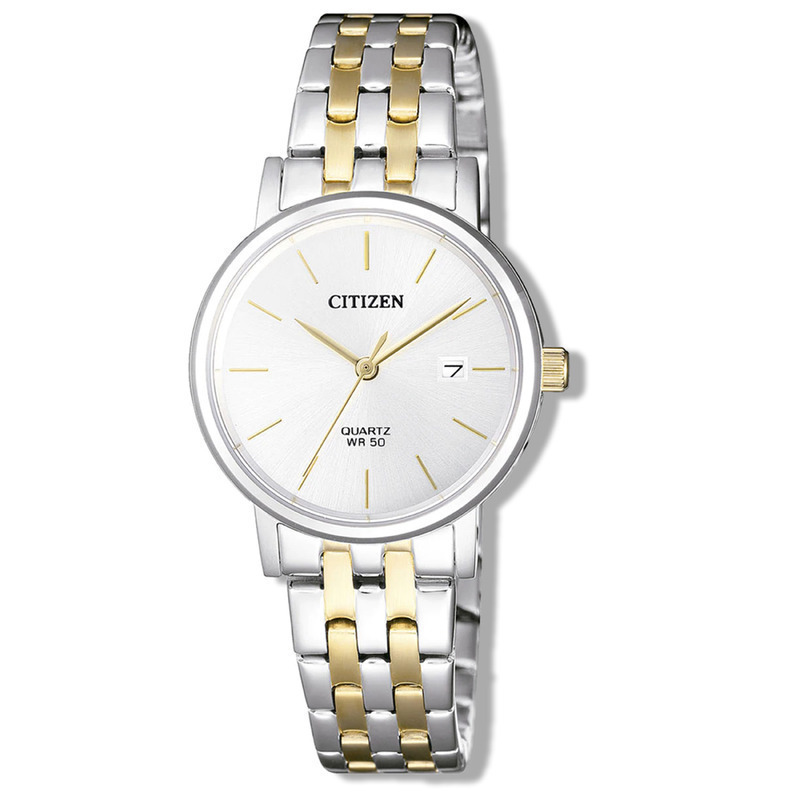 Reloj Citizen Men's and Ladie's para dama, caratula blanca