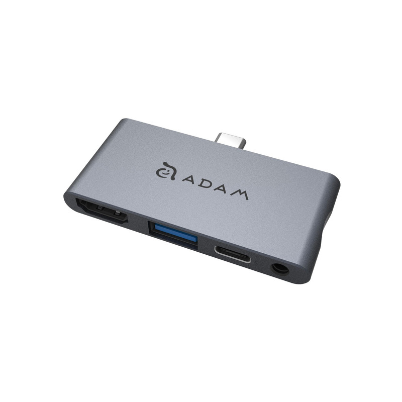 Adaptador Multipuertos CASA Hub i4 4-en-1 - Gris