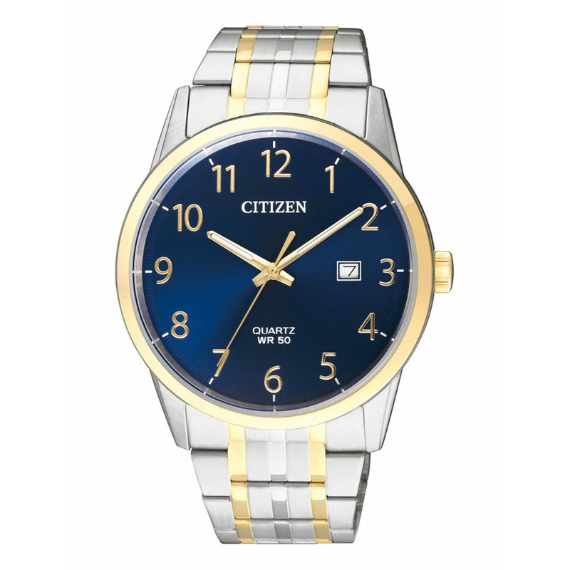Reloj Citizen Men's and Ladie's para caballero, caratula azul