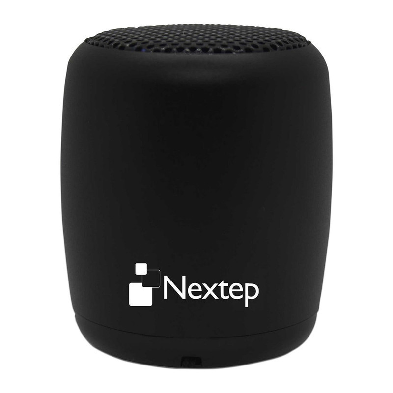 Mini bocina Nextep Bluetooth color negro