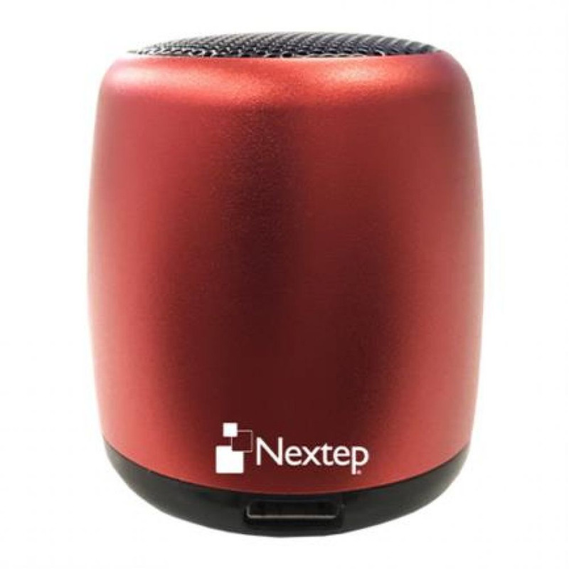 Mini bocina Nextep Bluetooth color rojo