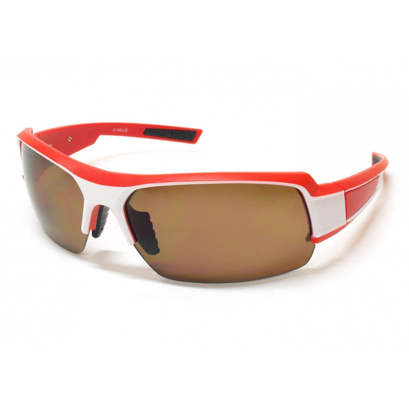 Lentes con protección solar UV 400 - Rojo/blanco