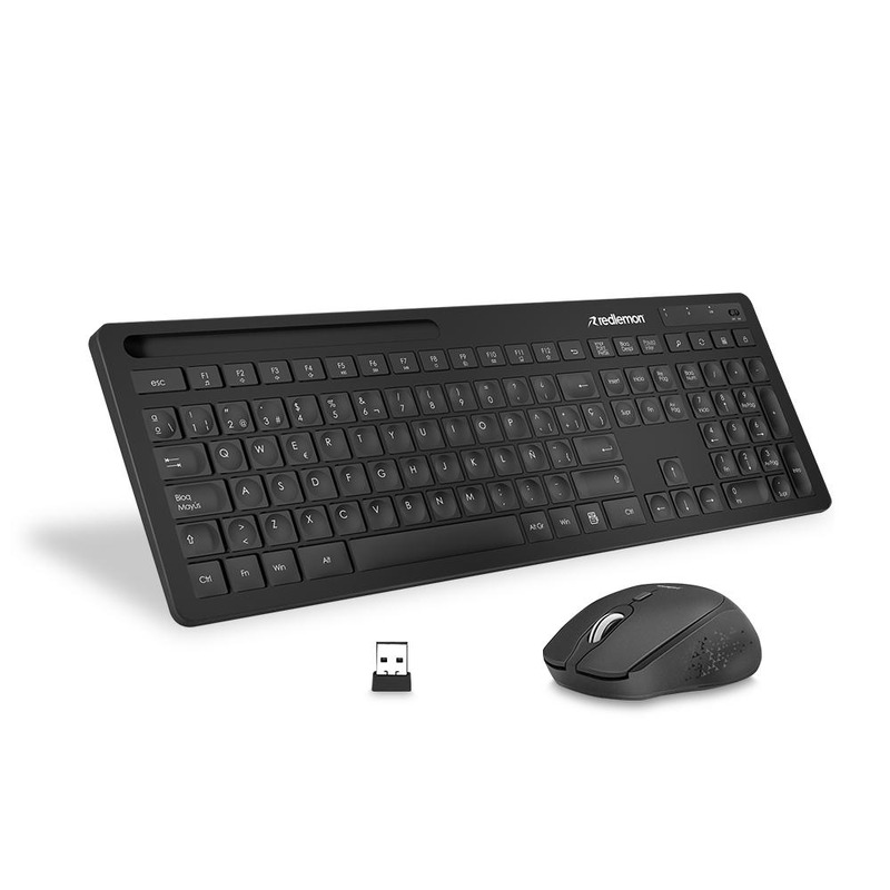 Teclado y Mouse Inalámbrico USB