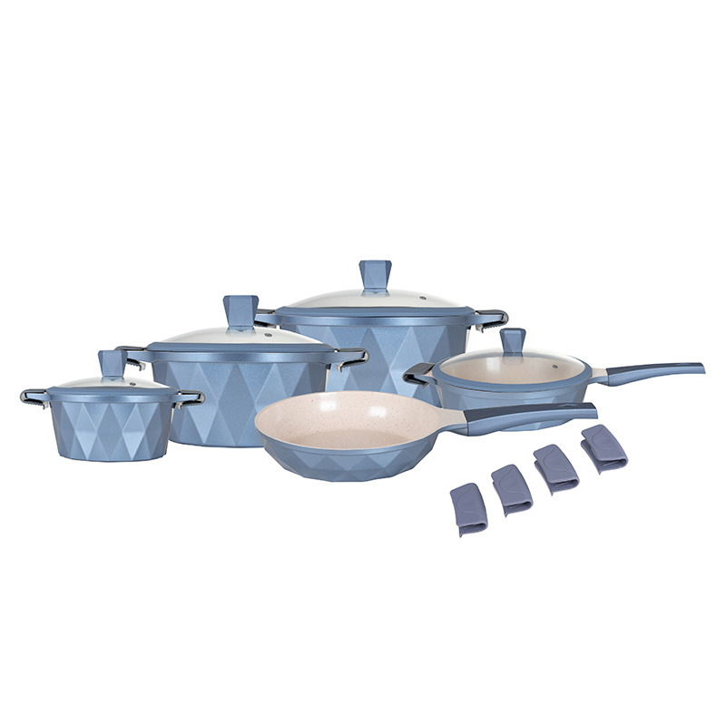 Batería de cocina Kochstelle, Serenity Azul 13 pzs.