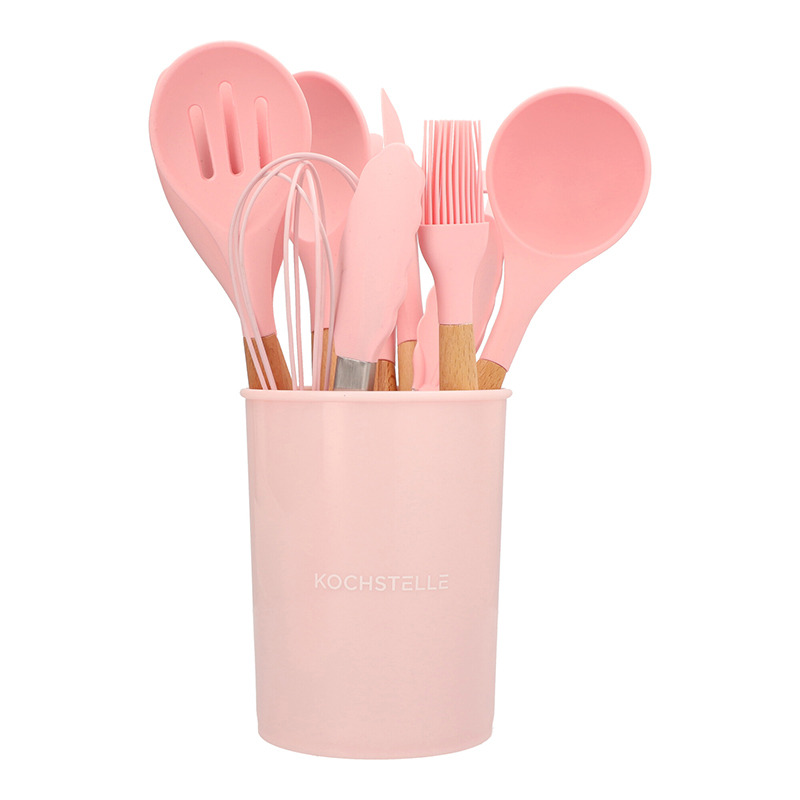 Utensilios de cocina Kochstelle, color rosa.