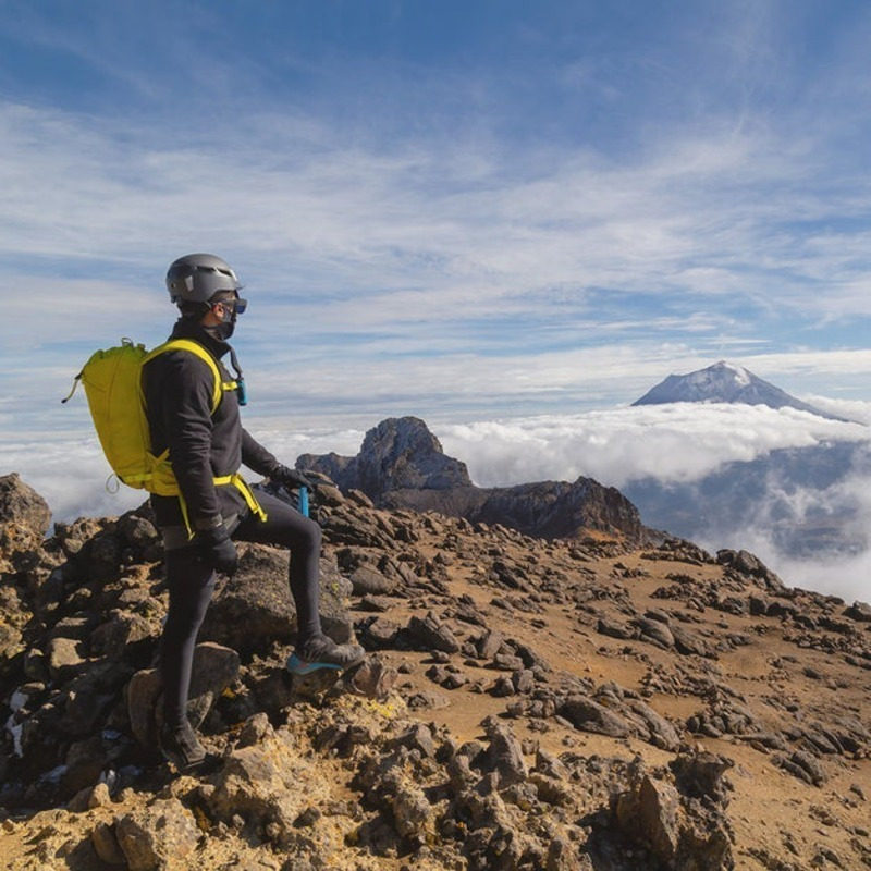 Alpinismo en Iztaccihuatl en Puebla