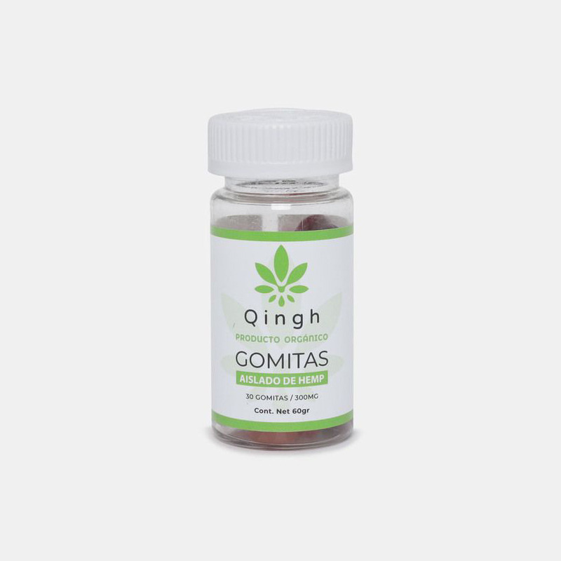 Gomitas con extracto de HEMP, frasco con 30 piezas.