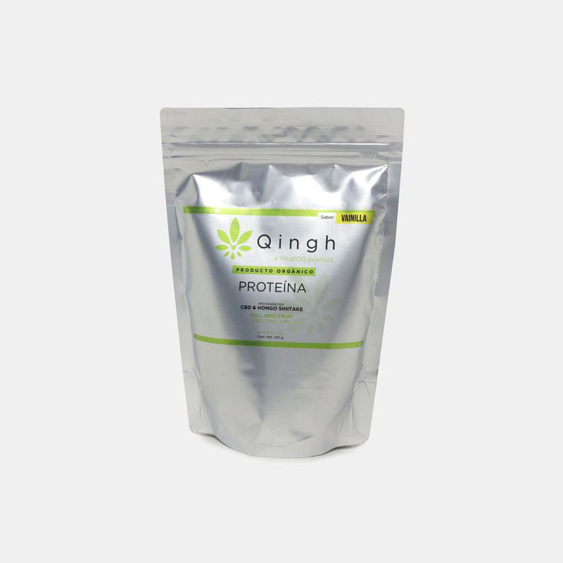 Proteína Vainilla con extracto de HEMP, 250 g.