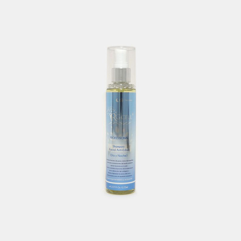 Shampoo facial anti edad día y noche, 125 ml.