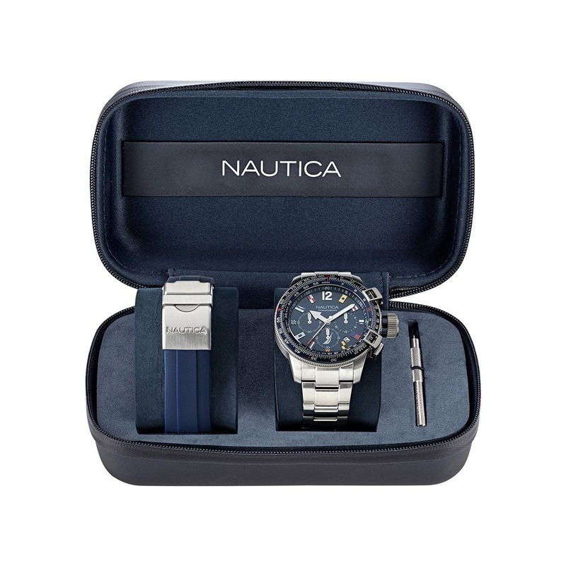 Box set para caballero, Reloj Nautica BFC