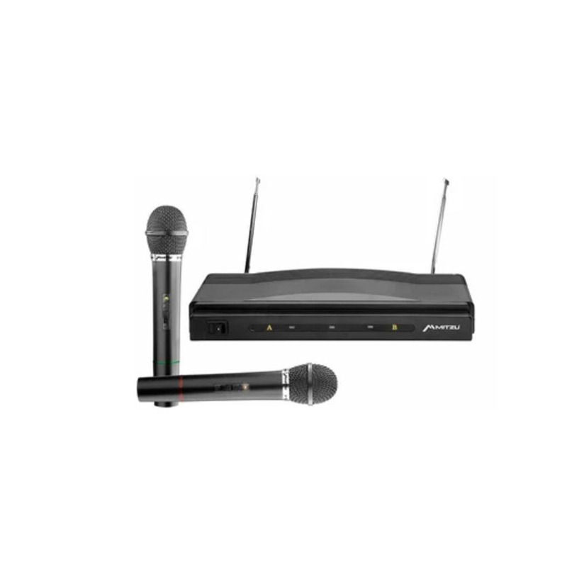 Set de 2 micrófonos inalámbricos VHF