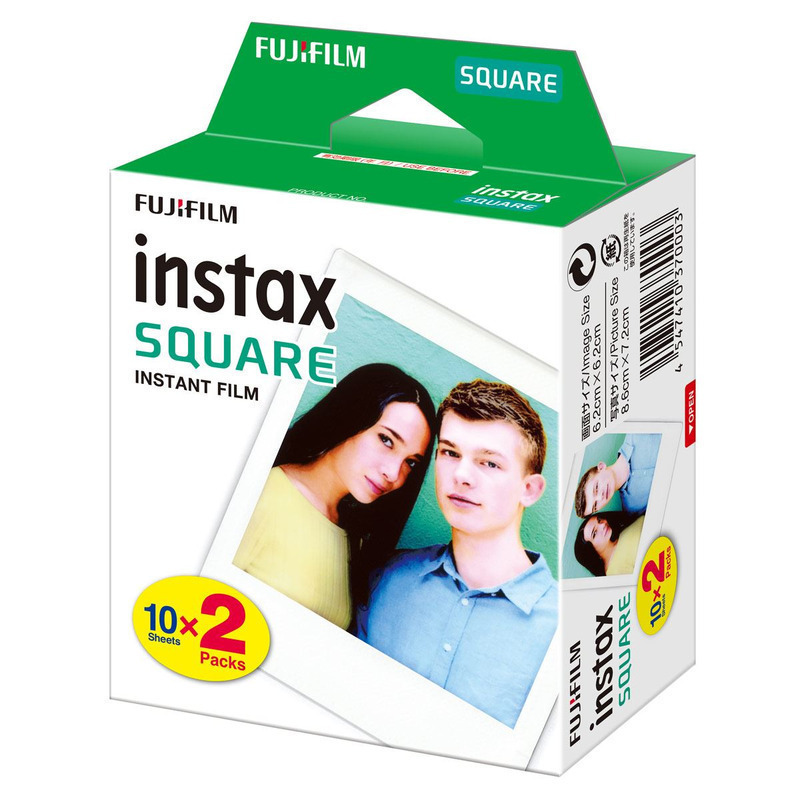 Película Fujifilm instax Square 2-Pack c/20 hojas