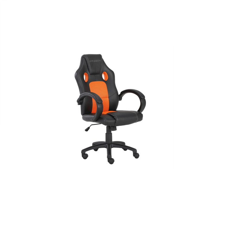 Silla Gamer ergonómica junior Shenron color negro-naranja