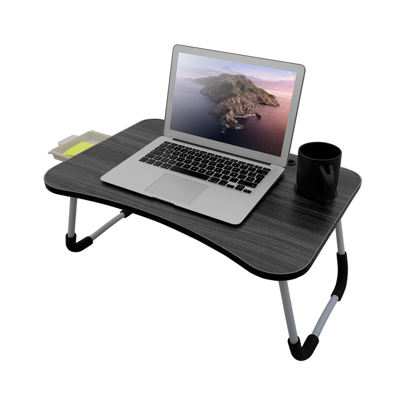 Mesa para cama plegable mesa servicio para laptop color negro