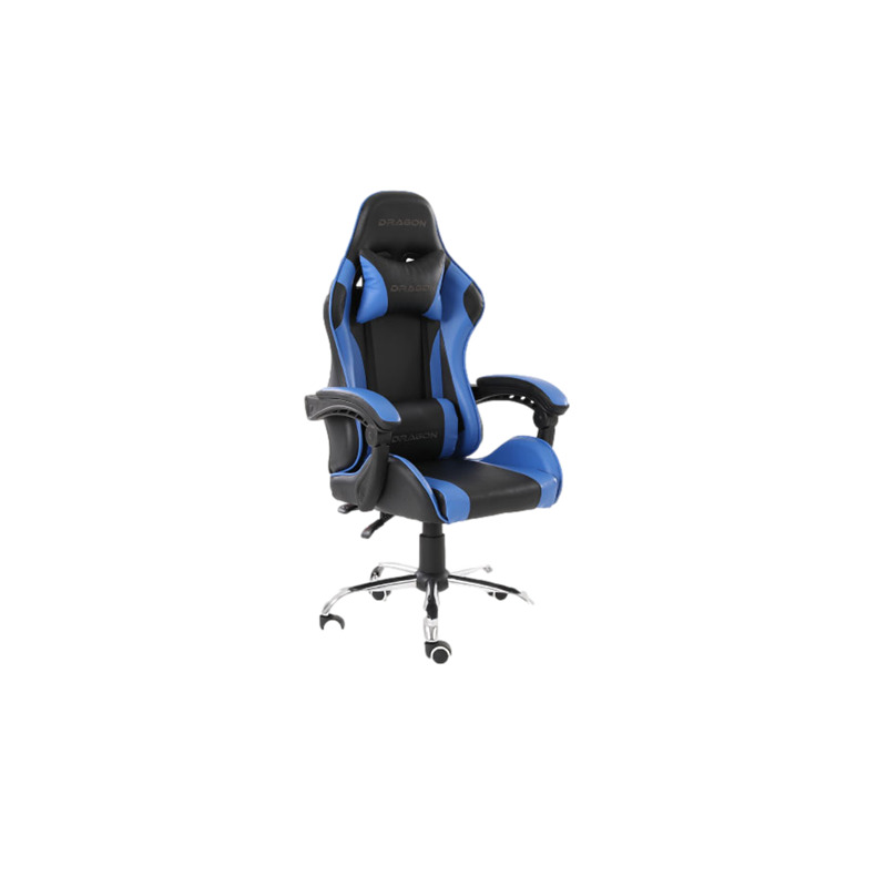 Silla Gamer ergonómica Falkor color negro-azul