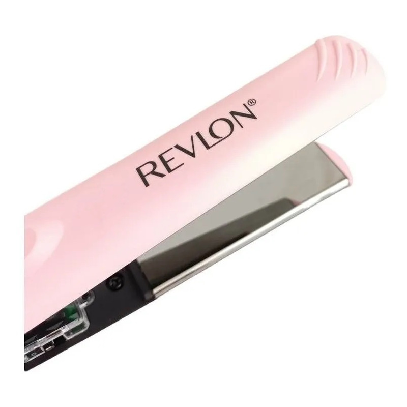 Plancha alaciadora Revlon rosa