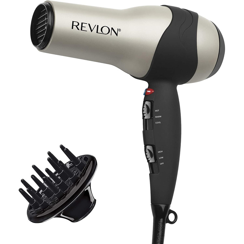 Secadora de cabello Revlon gris