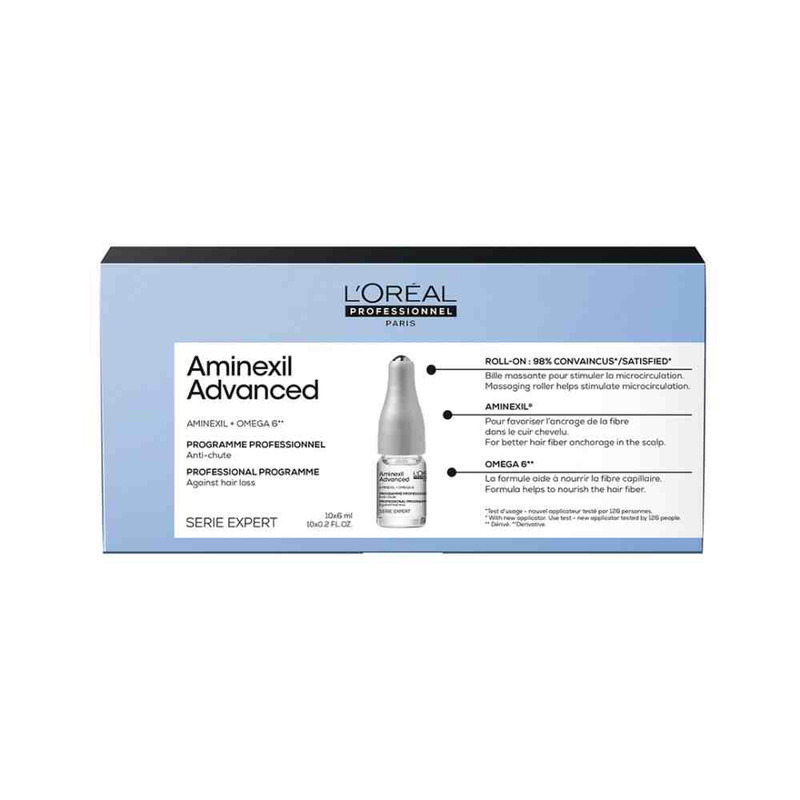 Ampolletas Aminexil advance 10x6ML  Lóréal Professional Serie Expert