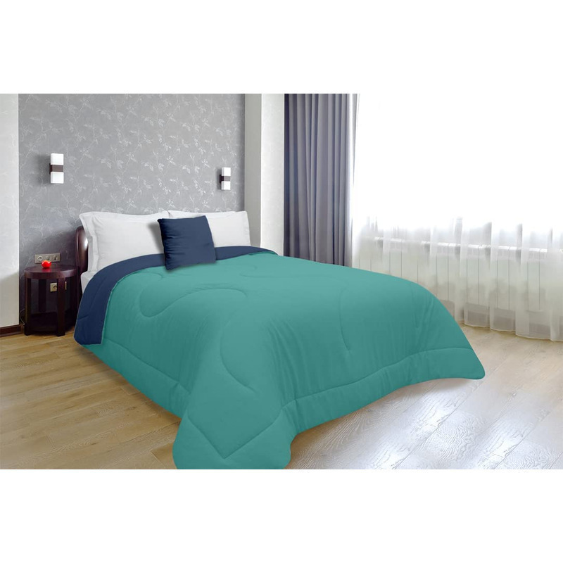 Set de Cama Colors Turquesa/Blue - Individual