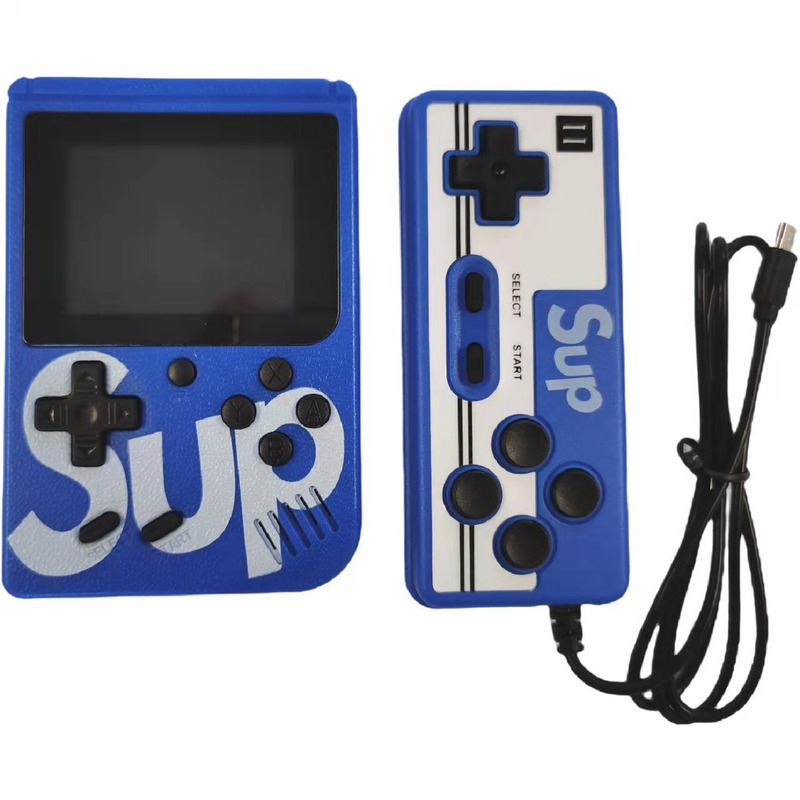 Consola mini Game Box 400 en 1 con control, azul