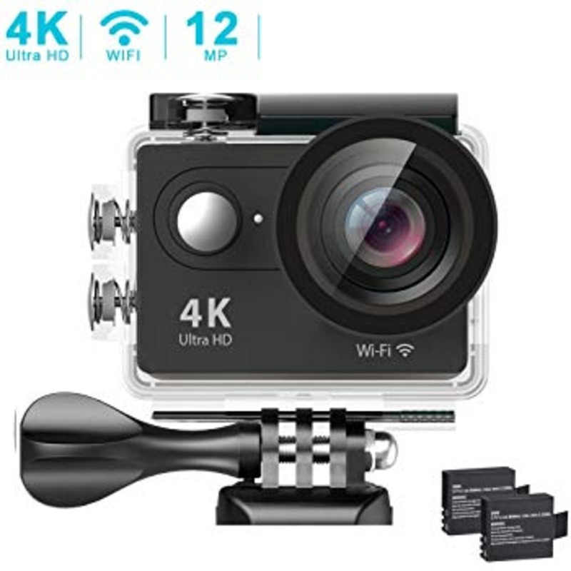 Sportcam 4k ultra full HD con wifi y 20 acc