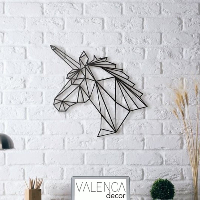 Figura decorativa Unicornio Encanto de Madera.